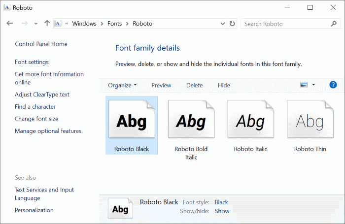 how do you install fonts