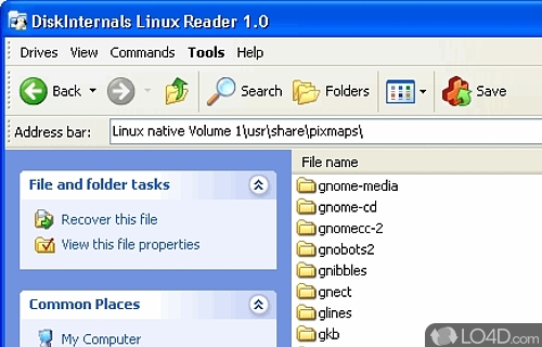 diskinternals linux reader
